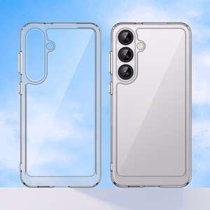 Kosmosa apvalks ar želejas rāmi Samsung Galaxy S25+ - caurspīdīgs