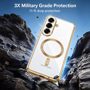 Tech-Protect MagFlex Maciņš for Samsung Galaxy S26+ - caurspīdīgs zelta