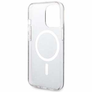 Guess GUHMP13LH4STK iPhone 13 Pro / 13 6.1" melns/melns cietais apvalks 4G MagSafe