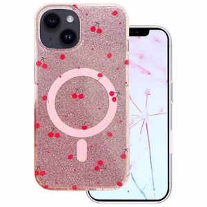Cherry Mag maciņš paredzēts iPhone 15 6,1" ar spīdumiem