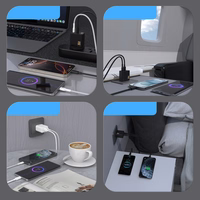 Dudao A27 Max 35W GaN sienas lādētājs - melns