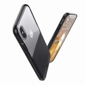 X-Doria Dash Leather vāciņš ierīcei iPhone X, melns