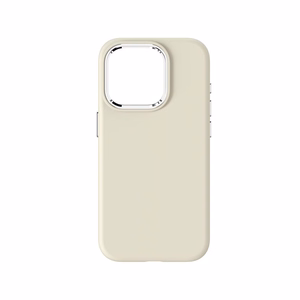 Maciņš priekš iPhone 15 PRO Forcell F-Protect Frame Premium saderīgs ar Magsafe antīki balts