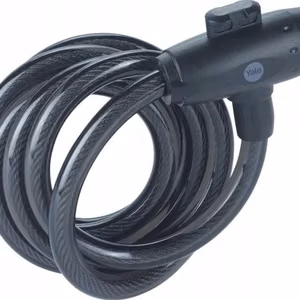 Yale YCK0/12/200/2 – 12 mm keyed bicycle cable lock, 2 m, black