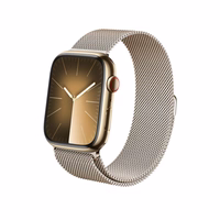 Crong Milano Steel – Stainless Steel siksniņa Apple Watch 38/40/41/42 mm (Champagne)