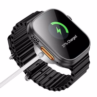 Bezvadu lādētājs Hoco 2,5W USB C saderīgs ar Apple Watch un Samsung Watch CW59 balts