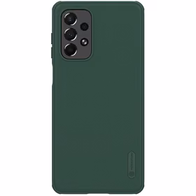 Nillkin Super Frosted Shield Pro izturīgs viedtālruņa apvalks Samsung Galaxy A73 zaļš