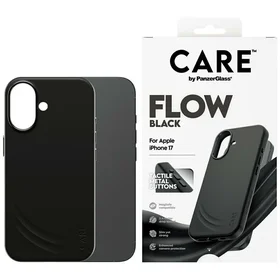 CARE by PanzerGlass Funkcionālais FLOW Magnētiskais viedtālruņa apvalks iPhone 17 - Melns
