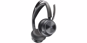HP Poly Voyager Focus 2-M USB-C-C austiņas USB-C/A adapteris uzlādes statīvs