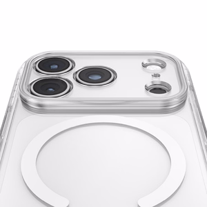 AmazingThing Titan Pro Lens maciņš modelim iPhone 18 Pro Max, ar kameras aizsargu un siksniņas stiprinājumu, saderīgs ar MagSafe – krāsa: caurspīdīga