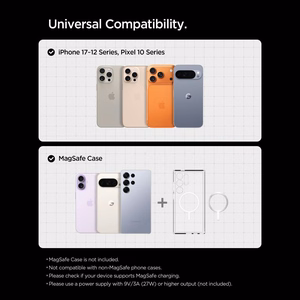 Spigen EV15MAQ Essential Qi2 MagSafe automašīnas gaisa ventilācijas turētājs - melns