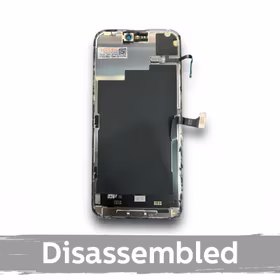LCD displejs saderīgs ar iPhone 15 Pro melns / 100% oriģināls / (no jauna ierīces) + sensora flex