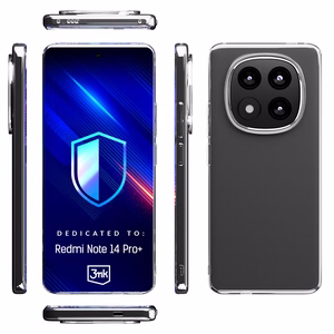 3mk Clear Case for Xiaomi Redmi Note 14 Pro+ - transparent