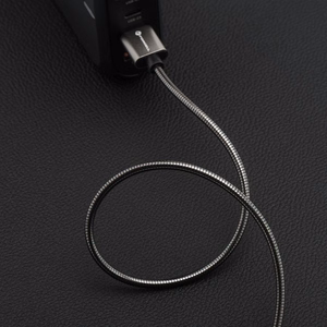 FORCELL F-ENERGY Metal C236 kabelis USB A uz Lightning 2,4A 12W 2 m sudrabains