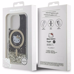 Hello Kitty Liquid Glitter Fever MagSafe iPhone 16 Pro Case - Gold