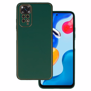 TEL PROTECT luksusa viedtālruņa apvalks Xiaomi Redmi Note 11 Pro/Note 11 Pro 5G tumši zaļš