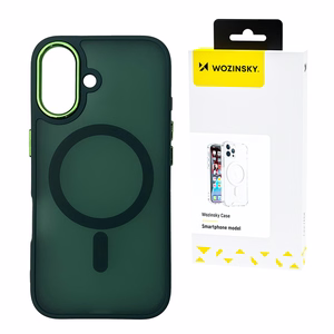 Wozinsky modes viedtālruņa apvalks ar MagSafe Samsung Galaxy S24 FE – zaļš