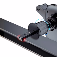 Dudao F5Pro automašīnas tālruņa turētājs, stiprināms pie ventilācijas restes – melns