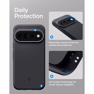 Spigen Nano Pop MagSafe maciņš, paredzēts Google Pixel 11 Pro XL, melns un pelēks