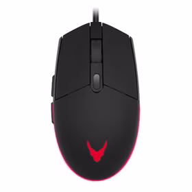 Mouse VARR Gaming optical + mousepad (295x210x2mm) melns
