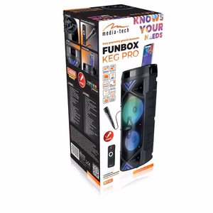 MEDIA-TECH POWER AUDIO BT FUNBOX KEG PRO MT3182