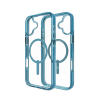 ZAGG Santa Cruz Snap Magnētiskais viedtālruņa apvalks iPhone 16 Plus - zils