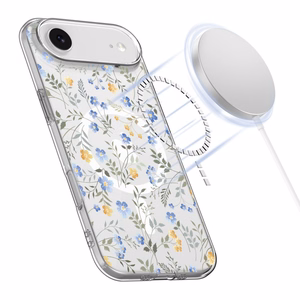 Tech-Protect FlexAir Magnētiskais viedtālruņa apvalks iPhone 17 Air - Margrietiņas ar lapām