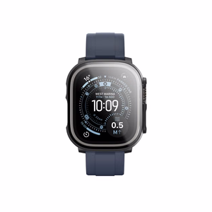 AmazingThing Radix Glass Screen Protector with Case for Apple Watch UItra 3 49mm - Black