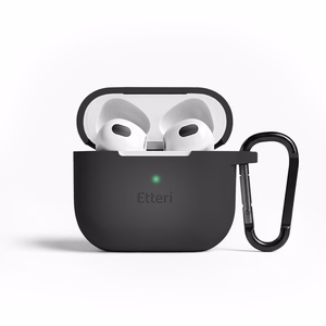 Etteri silikona maciņš AirPods 3 melns