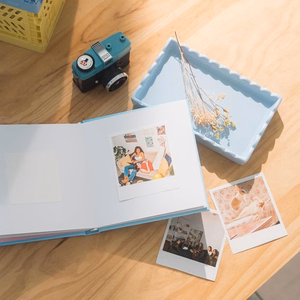 Moomins pašlīmējošs fotoalbums, 22 lapas, 16 × 16 cm