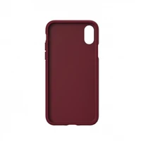 Adidas OR veidots PU zamšādas apvalks iPhone X / XS - bordo
