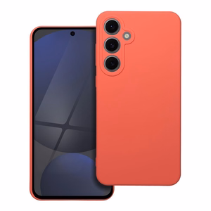 Чехол для Samsung S24 FE Silicone персиковый