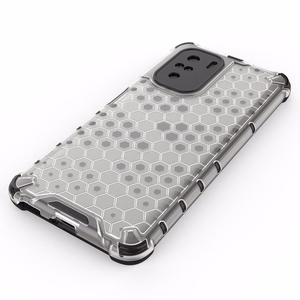Honeycomb Case armor cover with TPU Bumper for Xiaomi Redmi K40 Pro+ / K40 Pro / K40 / Poco F3 transparent
