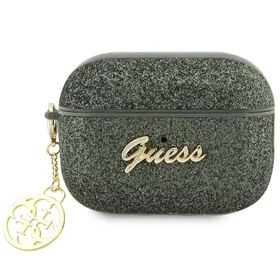 Guess GUAP2GLGSHA viedtālruņa apvalks (m) - zaļš Glitter Flake 4G Charm Collection
