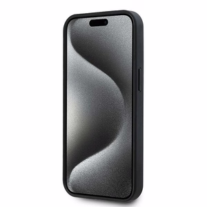 Karl Lagerfeld Karl Head Magnētiskais viedtālruņa apvalks iPhone 15 Plus - melns
