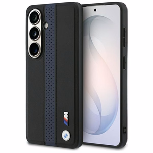 BMW Perforated Stripe Logo MagSafe Maciņš for Samsung Galaxy S26 - zils