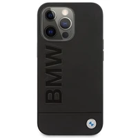 Viedtālruņa apvalks BMW Signature Logo Imprint MagSafe iPhone 14 Pro Max - melns