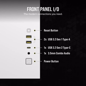 Corsair 2500X RGB Micro Tower balts
