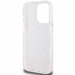 Guess IML GCube MagSafe viedtālruņa apvalks iPhone 15 Pro Max - rozā