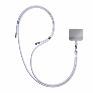 3mk EasyClip tālruņa aukliņa, pelēka (sudraba krāsas furnitūra)