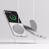 Ringke Slim magnētiskais MagSafe viedtālruņa apvalks Samsung Galaxy Z Flip 7 - caurspīdīgs