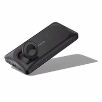 VEGER Portatīvais lādētājs 10000 mAh ar bezvadu uzlādi saderīgs ar MagSafe PD QC3.0 3A 22,5W MagMulti (W1156) melns