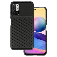 Thunder viedtālruņa apvalks Xiaomi Redmi Note 10 5G - melns
