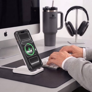 Tech-Protect MagPrime MagSafe CC maciņš, paredzēts iPhone 18 Pro / iPhone 17 Pro, matēti melns