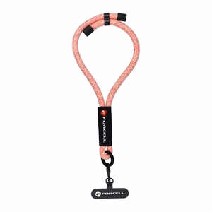 FORCELL F-DESIGN R10X40 rokas telefona siksniņa ar regulējamu garumu (maks. 20cm cilpā) rozā balta