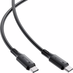 USB kabelis Acefast C17-03 USB-C uz USB-C 1.2m melns