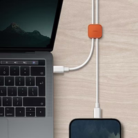 Uniq Pod pašlīmējošo kabeļu organizētāju komplekts, 8 gab., zaļš / miglas zaļš