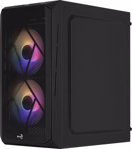 Aerocool CS107V2 melns Mini Tower datora korpuss