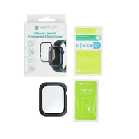 Bestsuit apvalks ar hibrīdo stiklu Apple Watch Ultra/Ultra 2/Ultra 3 49mm - melns