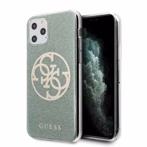 Guess GUHCN58PCUGLKA iPhone 11 Pro хаки жёсткий чехол 4G Circle Glitter
